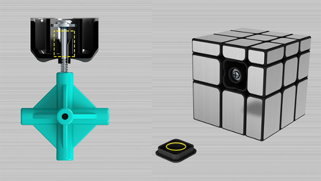 YongJun 3x3x3 Full-Sealing Mirror Block Cube Silvery